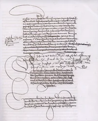 Seite aus der Handschrift A der Zimmerischen Chronik